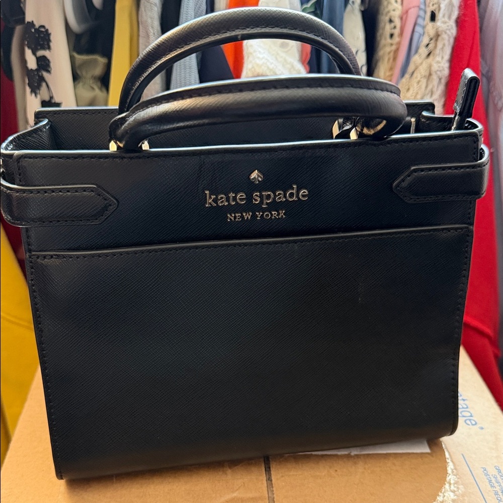 kate spade Black Leather Satchel